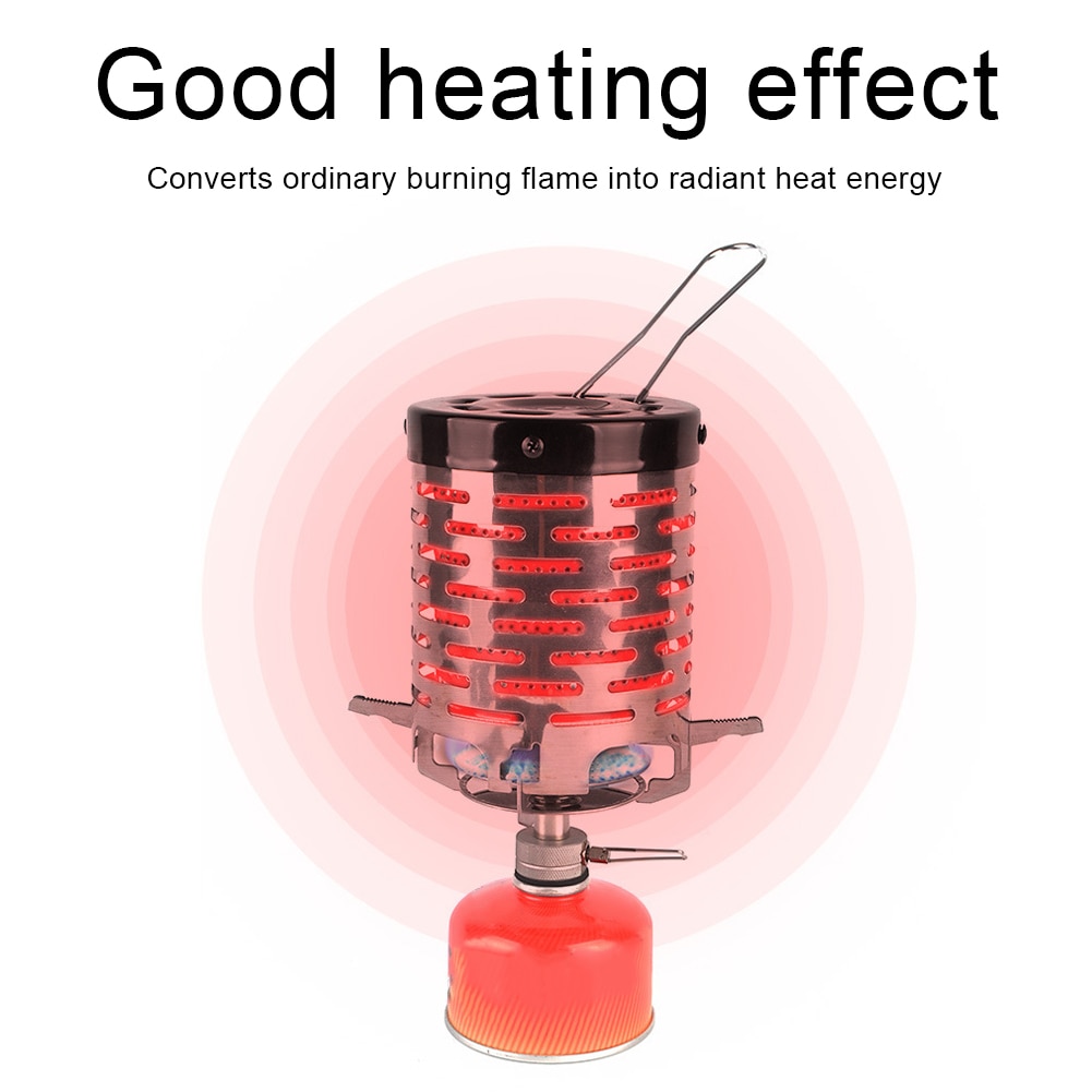 Mini Heater Outdoor Camping Draagbare Herfst En Winter Tent Heater Heater Kachel Kachel Rvs Verwarming Cover