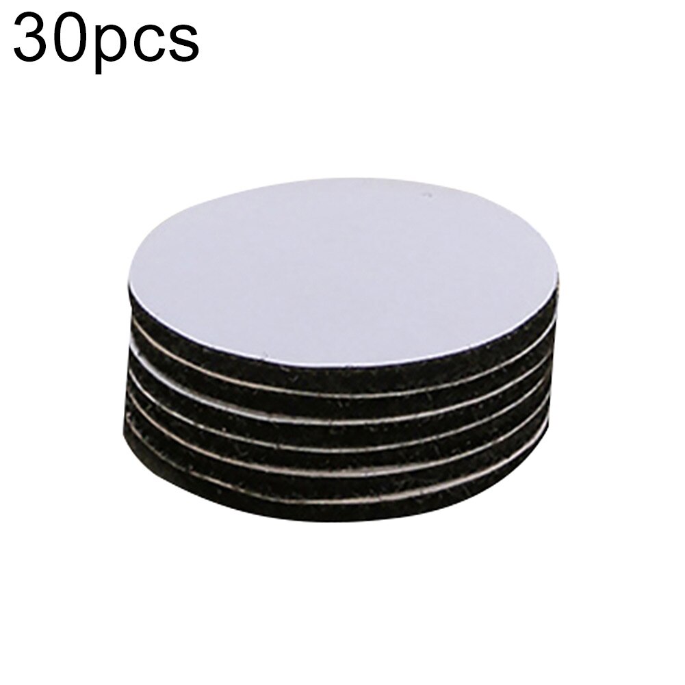 30Pcs/lot Strong Self Adhesive Fastener Dots Stickers velcros adhesive tape For Bed Sheet Sofa Mat Carpet Anti Slip Mat: Round