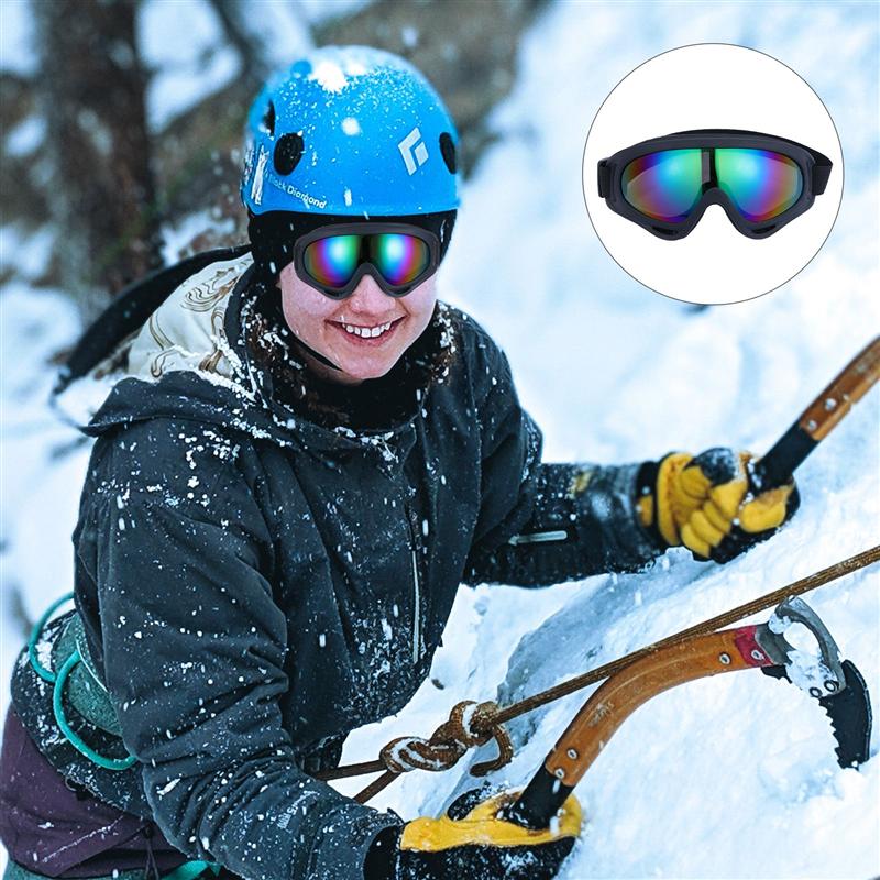 1 paar winddichte beschermende skibrillen, duurzame outdoor schaats- en skibrillen, oogbeschermers