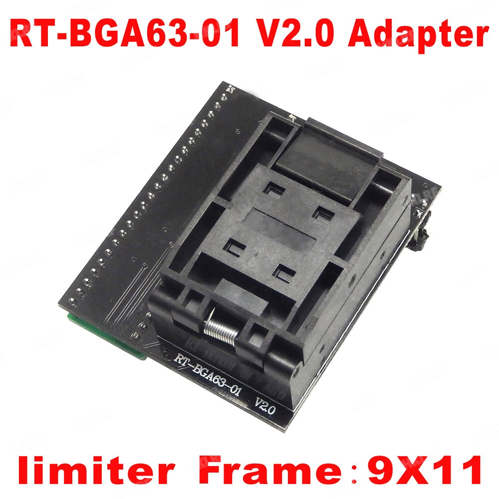 BGA63 adattatore per RT809H Programmatore PRESA RT-BGA63-01 V2.0 0.8mm 9x11