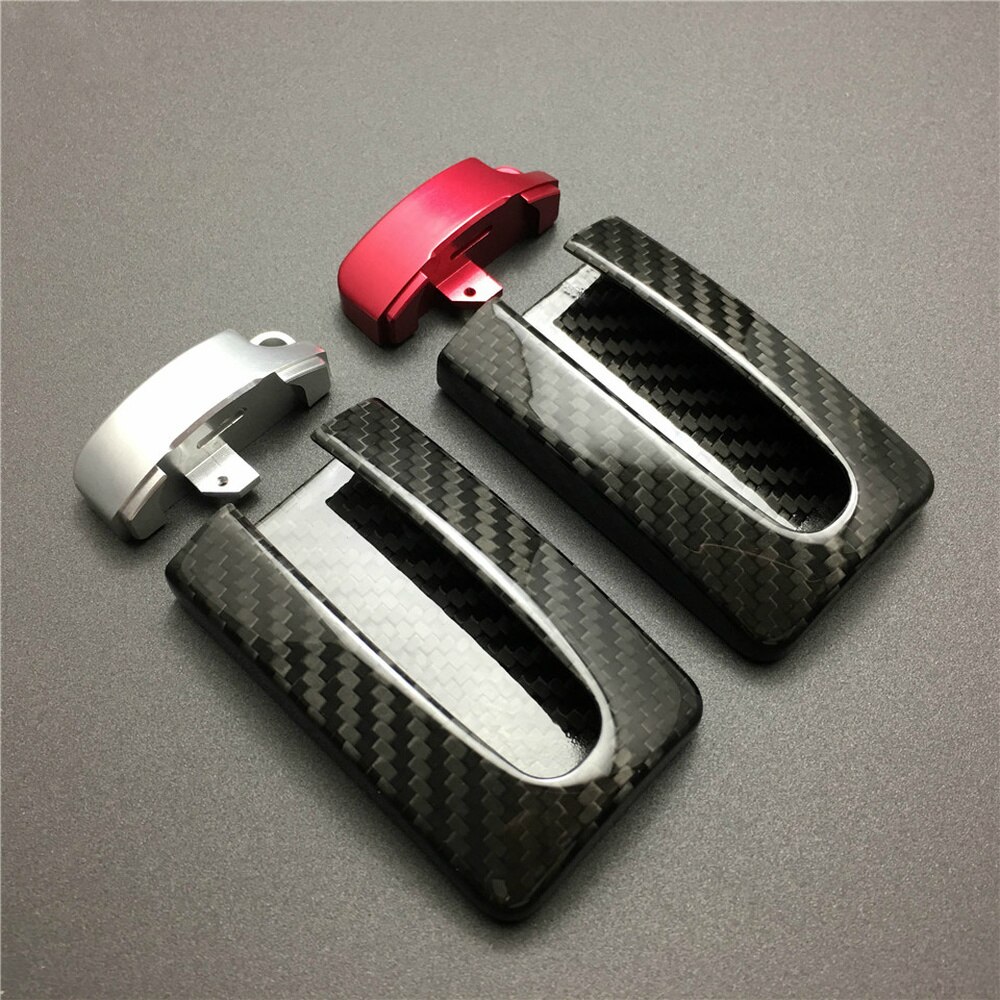 1pc porte-clé à distance en Fiber de carbone porte-clés coquille couvercle porte-garniture pour NISSAN R35 GTR G-TR 370Z 350Z J11 Z34