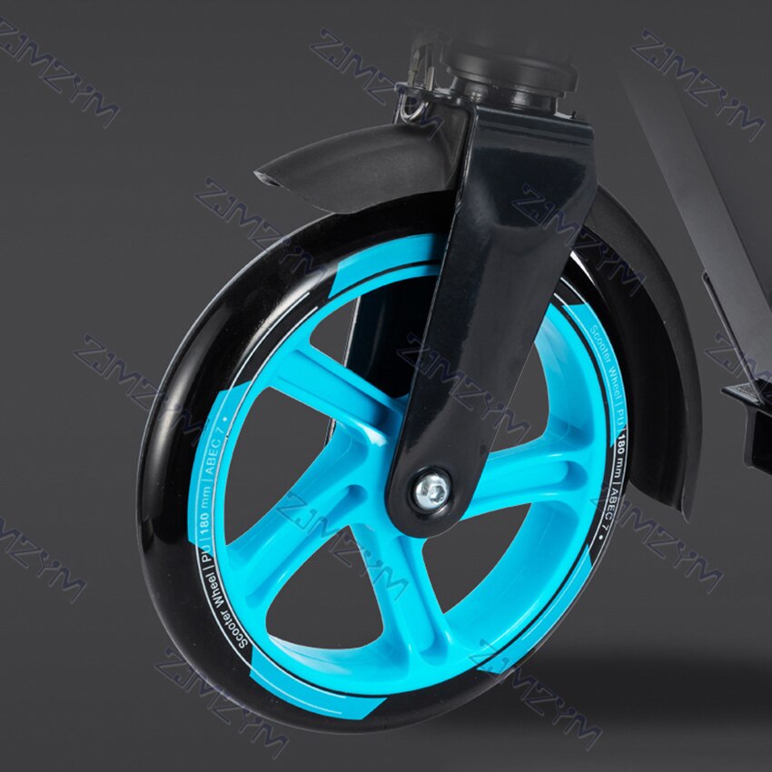 Opvouwbare Pu 2 Wielen Kick Scooter Aluminium Legering Kids Kinderen Voetpedaal Scooters Hoogte Verstelbare Oefening Speelgoed Skateboard