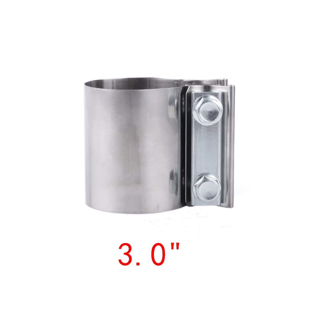 Universal 2.25 " 2.5 " 3.0 " rustfri udstødningsmanchet stødsamlingsklemme udstødningsrør manchetkobling trinklemme rs -cr1013: 3.0 tommer