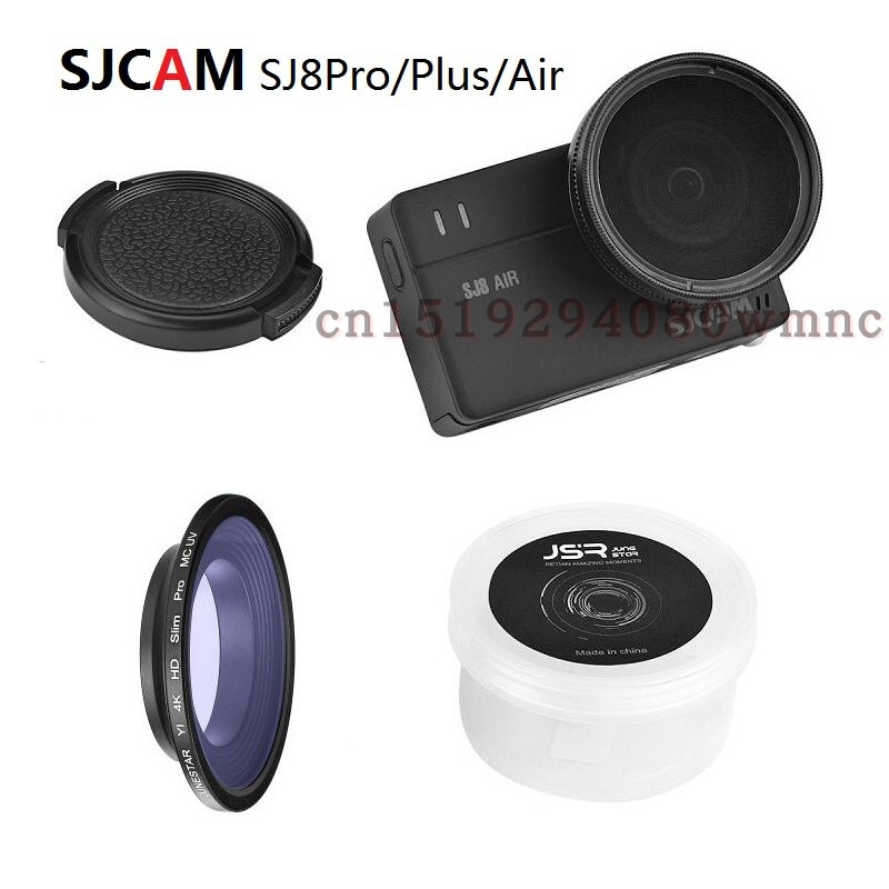 Sjcam Accessoires 40.5Mm Cpl Filter Slin Mc Uv Filter Beschermen Lens Cap Voor SJ8 Pro/Air/Plus actie Camera Lens Protector Cover