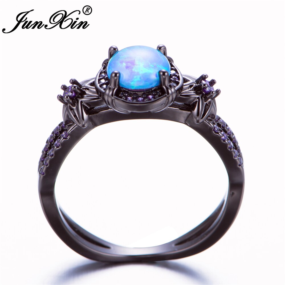 Anillo Para Hombre Con Ópalo Azul Peruano Premium | Envío Gratis