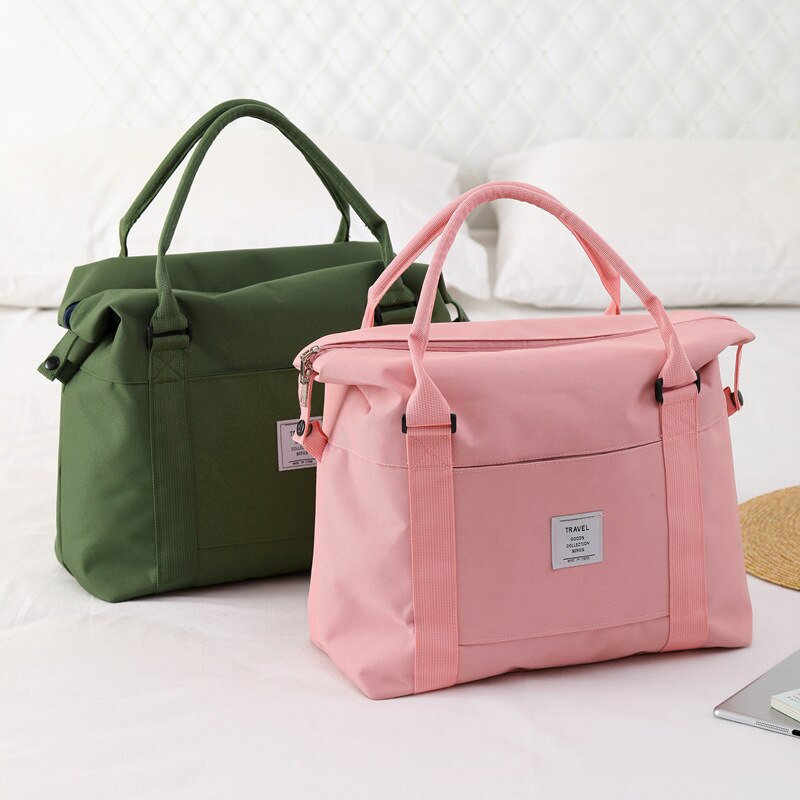 Travel Duffel Bag - Large Capacity Shoulder Bag - Foldable Shopping Organizer - 36x33x11cm - Nylon Oxford Cloth