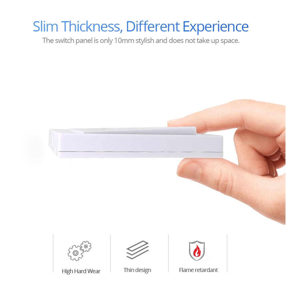 TISHRIC Wireless RF Remote Controller 433Mhz Transmitter Automation Modules For SONOFF RF/T1 EU/UK/4CH PRO/Bridge