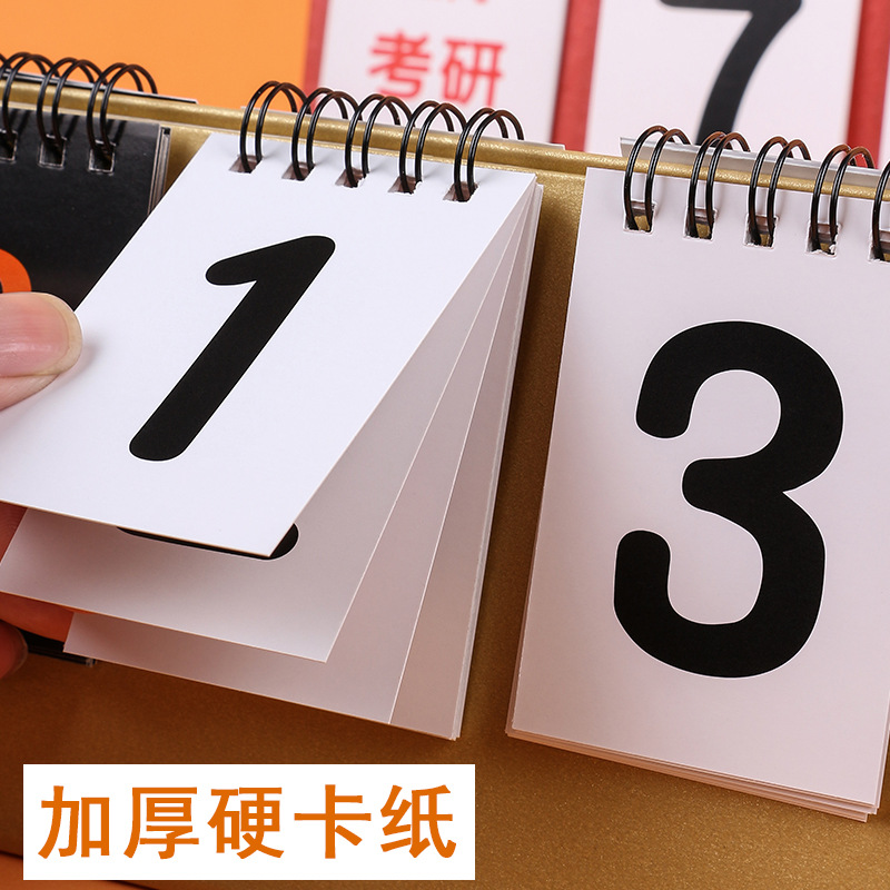 Countdown-Kalender Neue Kreative Erinnern Schreibtisch Kalender Kalender Schreibtisch Dekoration Büro Schreibwaren