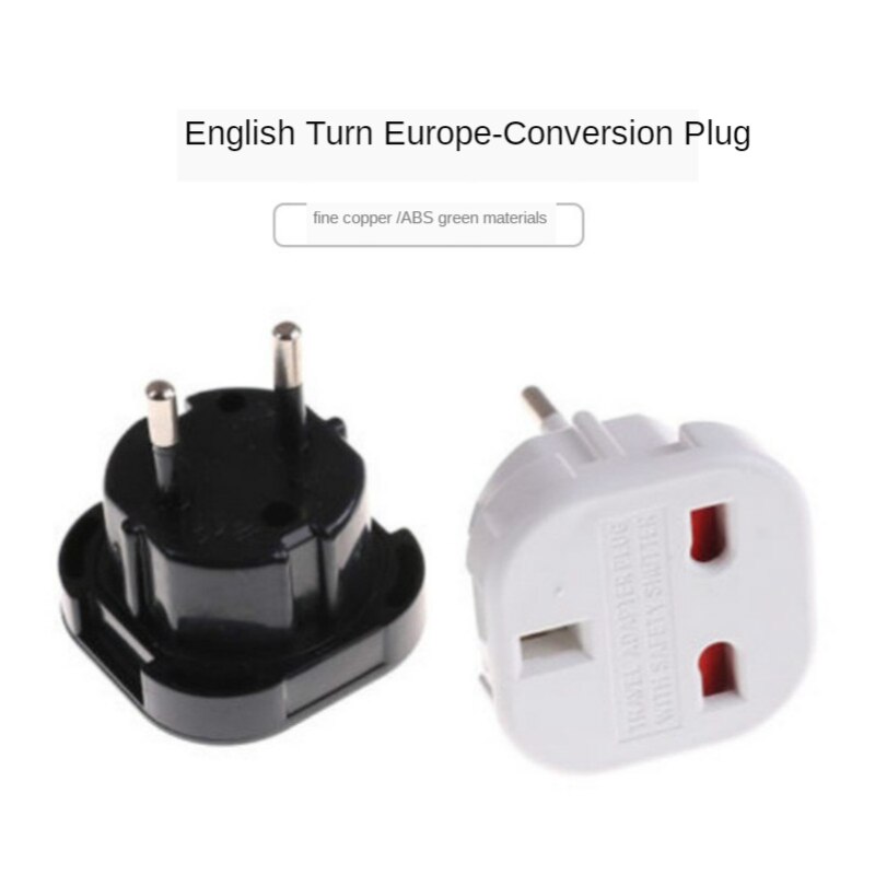 Euro-British standard converter English to European standard British conversion plug pure copper environmental protection