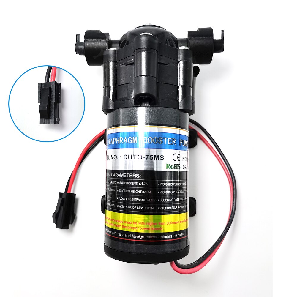 Homebrew Magnetic Brewing Beer Water Pump 1/4&quot; Inlet/Outlet Food Grade DC 24V With Power Adapterfor Homebrewing