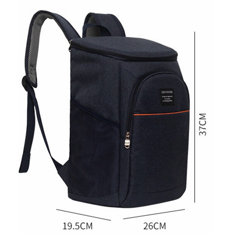 Insulation Ice Backpack Outdoor Picnic 10-25L Large Capacity Multifunctional Adjustable Shoulder Strap Waterproof Backpack