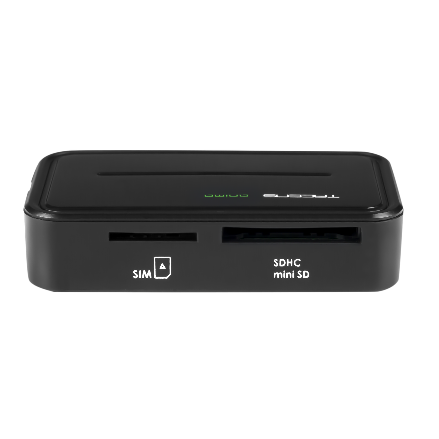 Tacens Anima ACRM2- Lector de tarjeta multiple (rápido y ligero, USB 2.0, 6 slots) color negro