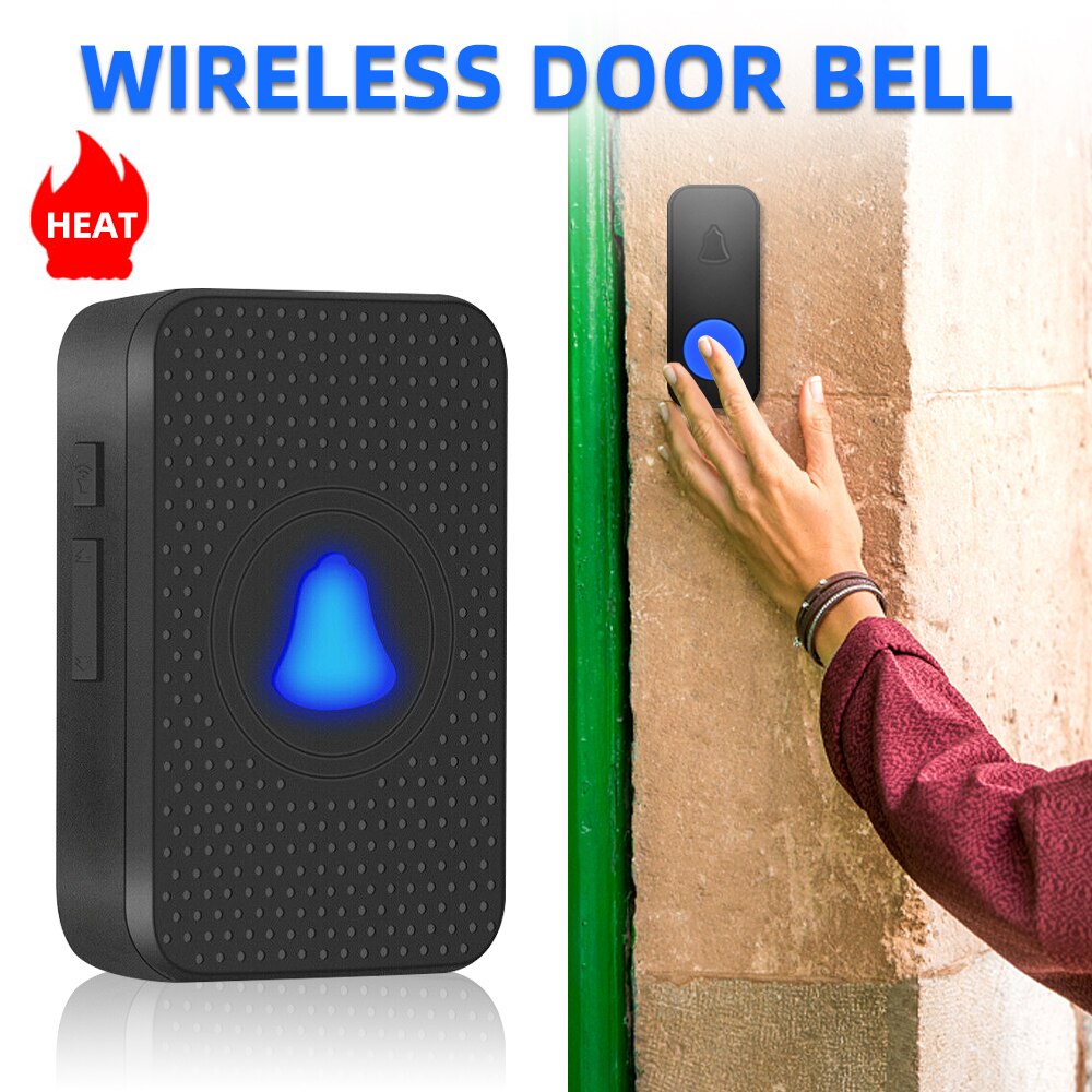 IP44 Waterproof Wireless Doorbell Welcome bell Home Chime Door bell Outdoor Remote Smart DoorBell Home Security Sonnette
