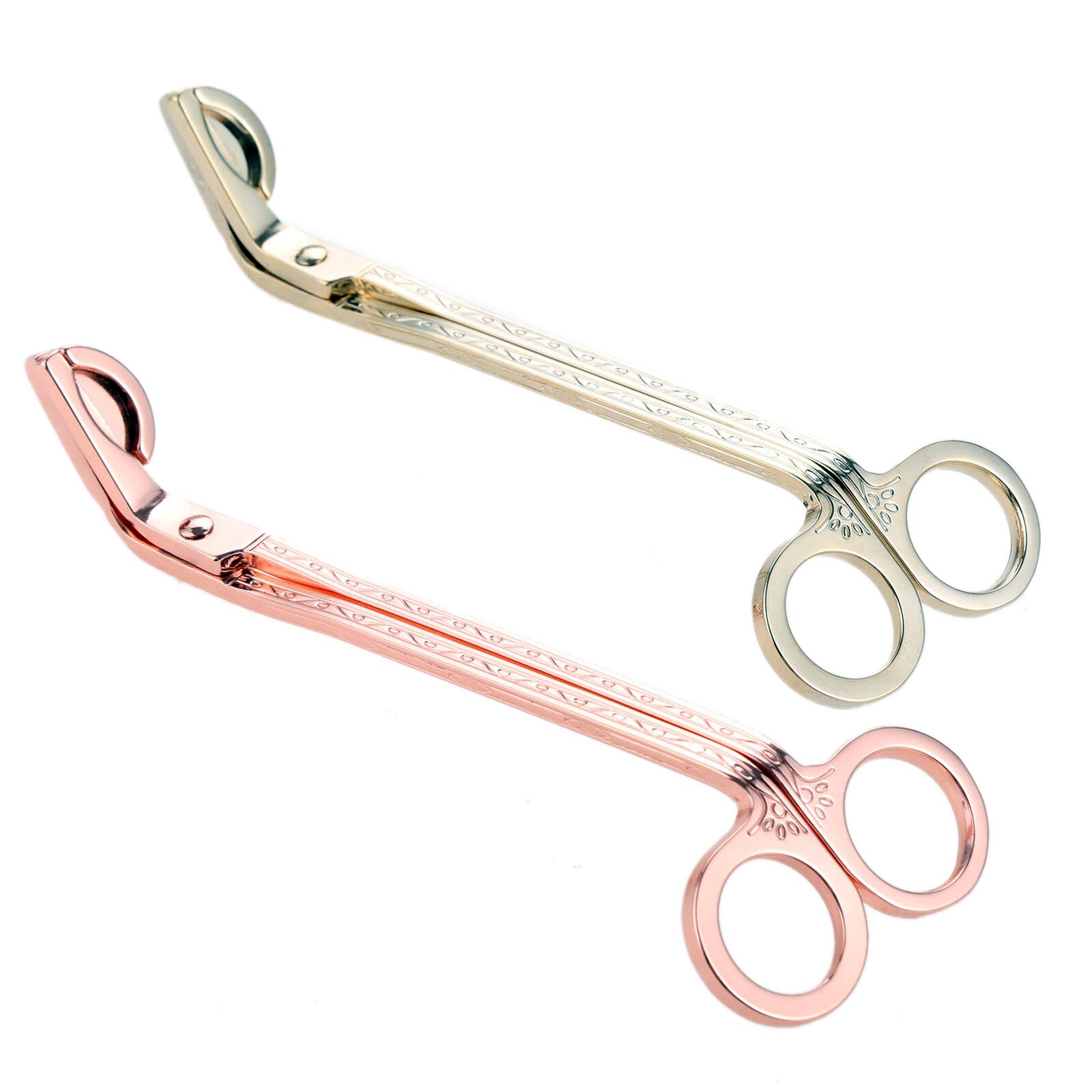 Stainless Steel Candle Wick Trimmer Candle Scissors Trim Cutter Snuffers Semicircular Decorative Candle Accessories