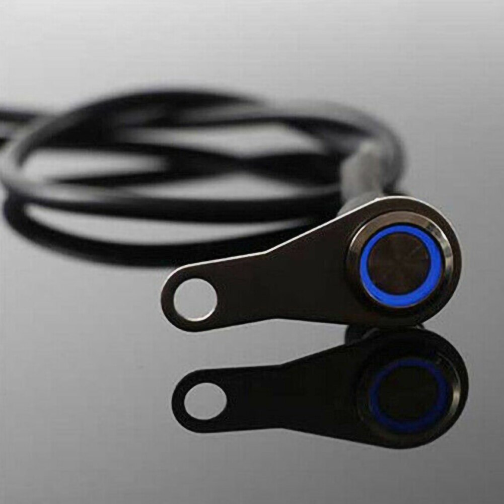 Rvs Led Motorfiets Switch On-Off Stuur Verstelbare Mount Waterdichte Schakelaars Knop DC12V Koplamp