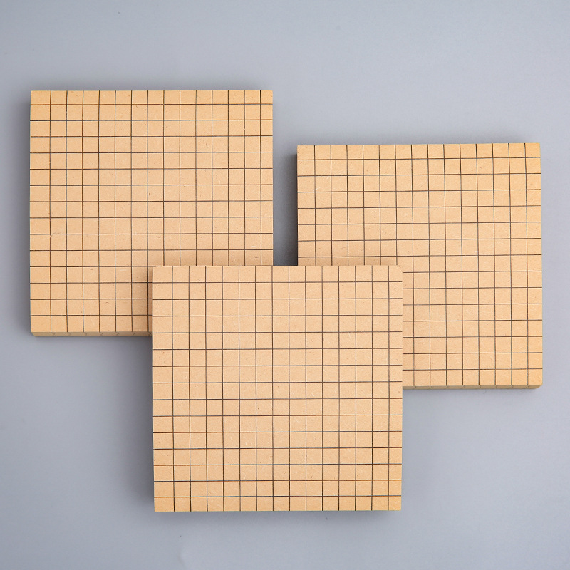 80 hojas de Bloc de notas adhesivas, pegatinas para planificador, blocs de escritura, suministros de oficina, cuaderno, notas adhesivas para hacer lista, notas, papelería: Gris claro
