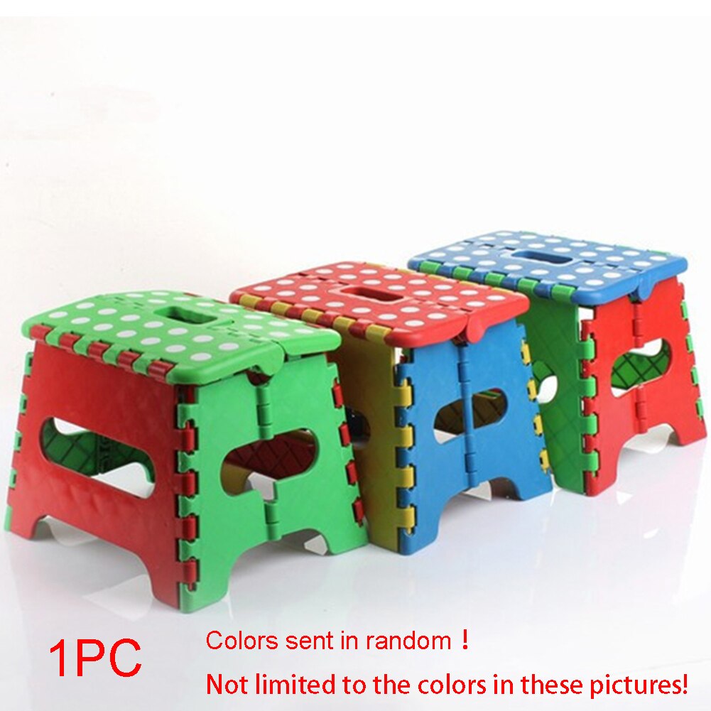 Voyage en plastique meubles de maison en plein air activité Train Portable couleur aléatoire Durable Camping enfants tabouret pliant