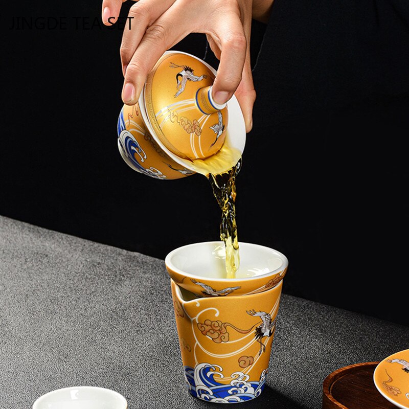 Taza de té de cerámica esmaltada a mano, esmalte de Boutique, taza de té chino, Copa Personal, 190ml