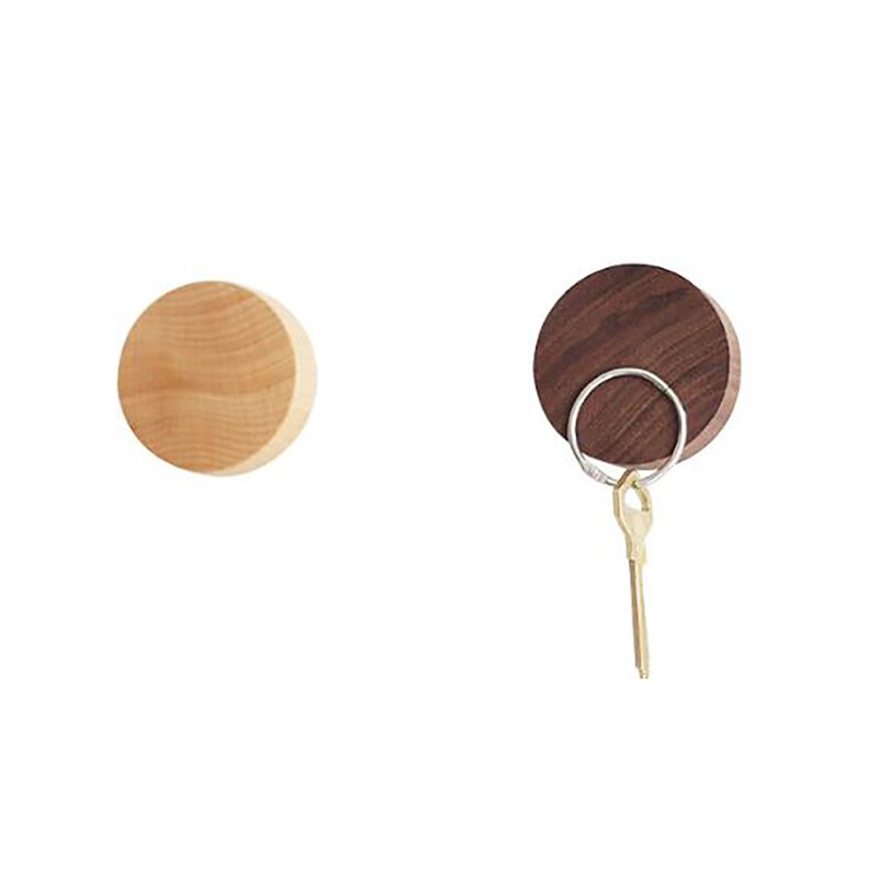 Porte-clé mural en bois, organisateur de rangement de clés, porte-clé magnétique faible, cintre de porte-clés, crochets de femme de ménage sur le mur