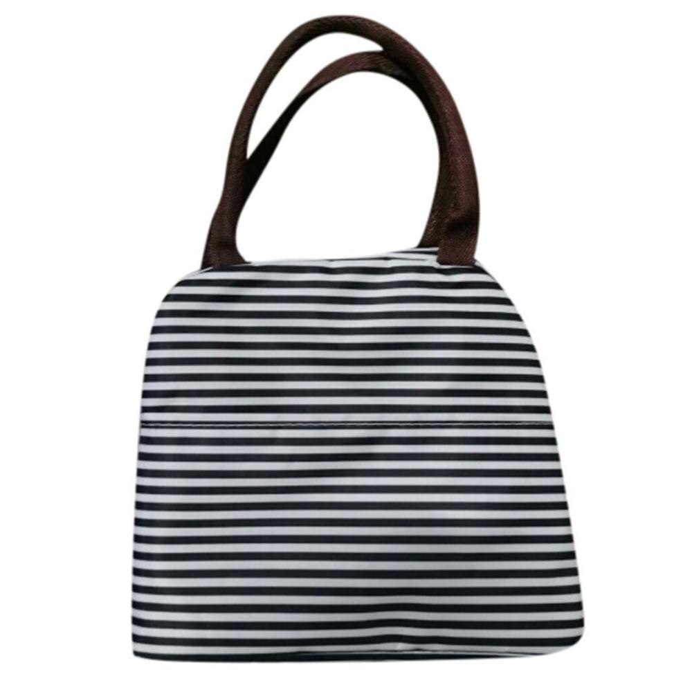 Lunch Bag Fresh Insulation Cold Bales Thermal Oxford Waterproof Convenient Leisure Bag Cute Flower Cartoon Cuctas Bolso: L