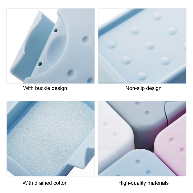 1PC 4 Colors Travel Soap Dish Box Case Mini Portable Holder Brand Easy Carry Soap Box