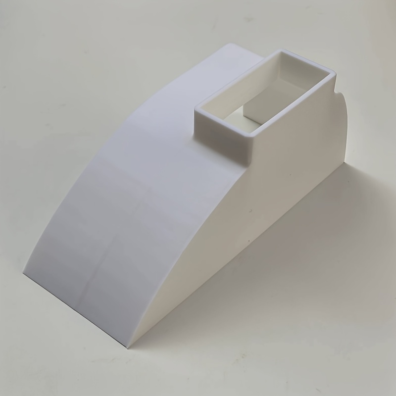 Eckhöhle zum Verbergen und Beobachtungsfenster für Fische und Garnelen Ich bin Aquarium: Weiß