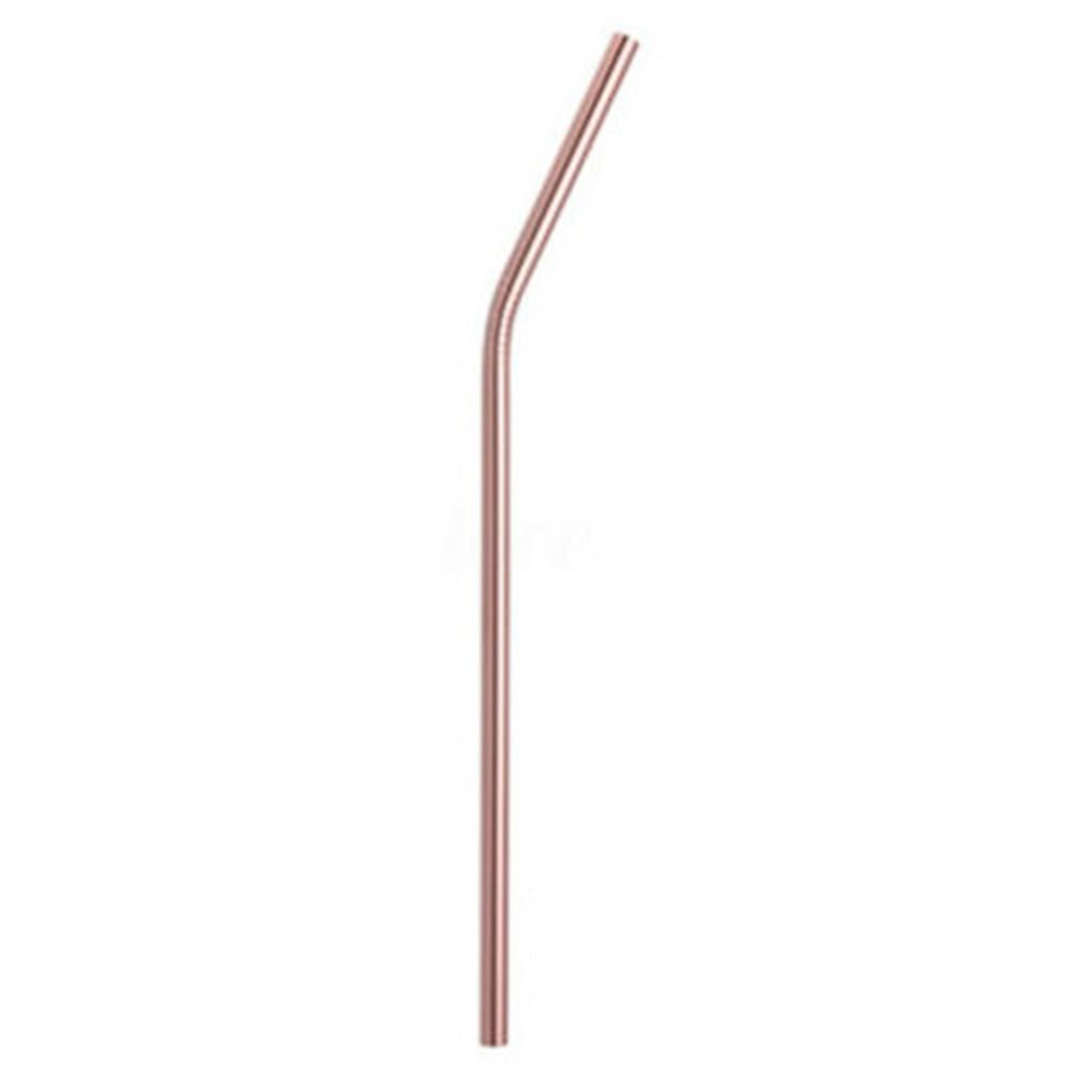 Paille en métal réutilisable, paille en acier inoxydable, pailles en plastique, tubes à boire, longue paille de boisson, pailles noires en métal: 10