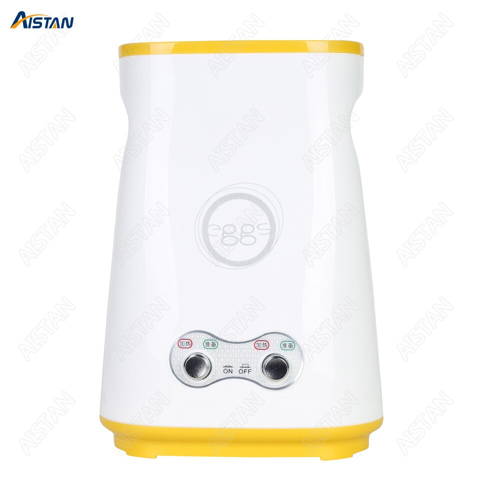 JDQ101/JDQ201 Hands-Free Automatic Electric Vertical Nonstick Easy Quick Egg Cooker Breakfast Egg Sausage Roll Cup Machine: Double Hole White-Y