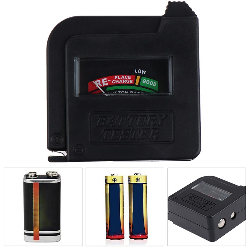 1Pcs Batterij Tester Batterij Capaciteit Checker Voor Aa Aaa 9V 1.5V Knoopcel Batterij