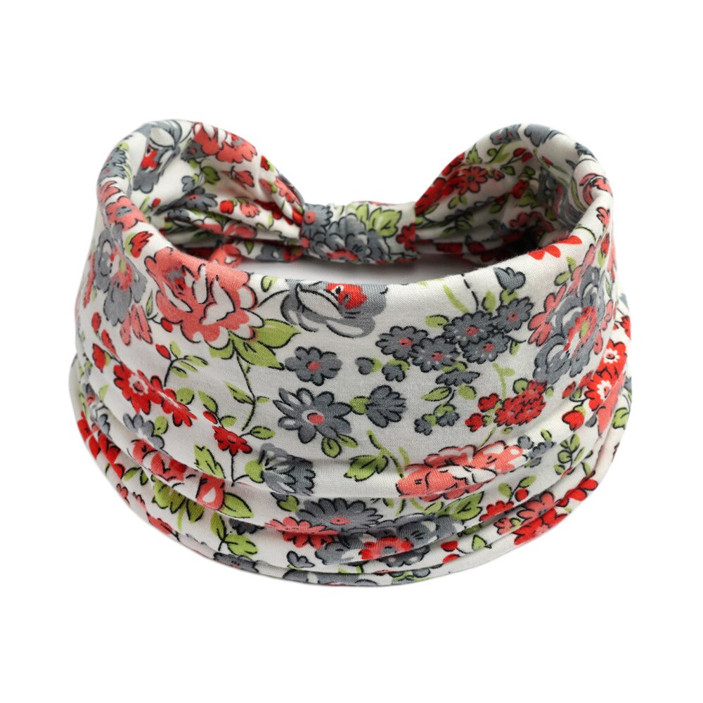 Bedrukte dames haarbanden zomer meisjes hoofdbanden elastische bandana's hoofddeksels voor sport tulband elastische haarband haaraccessoires