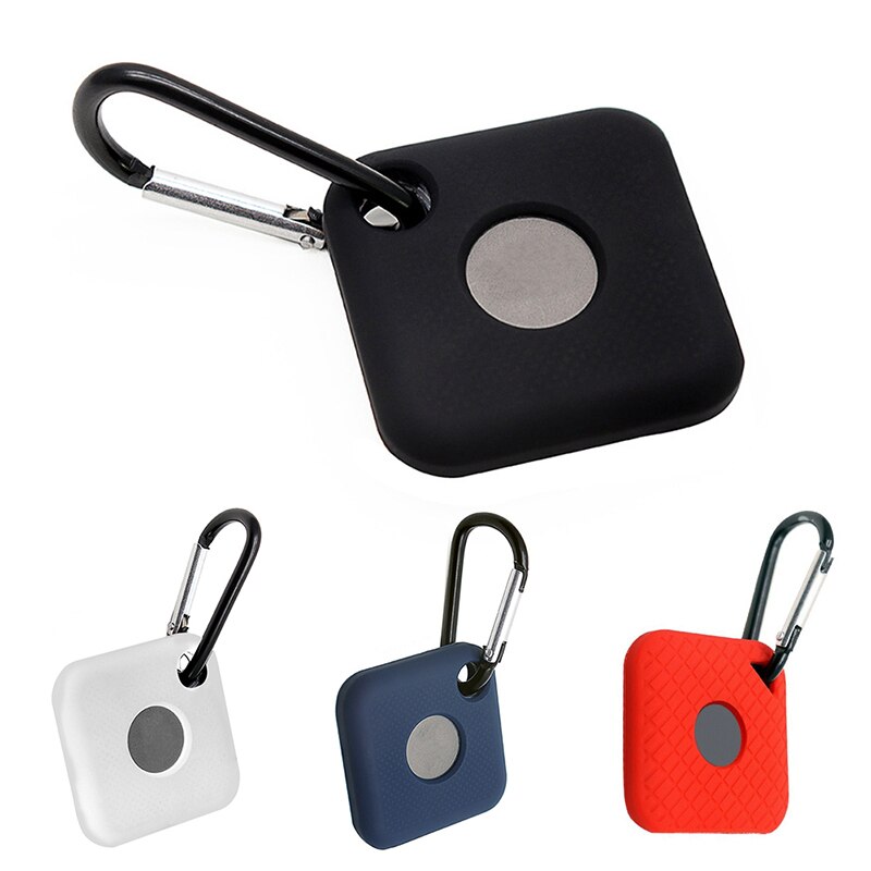 Anti-Kras Soft Siliconen Beschermhoes Skin Cover Case Met Karabijnhaak Voor Tegel Pro Telefoon Key Finder Met Opknoping gat