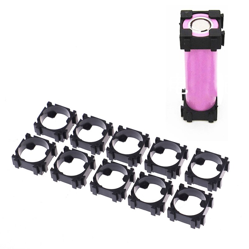 10pcs 18650 Battery Holder Cylindrical Battery Bracket 18650 Li-ion Cell 1P Holder 18650 Batteries Fixture