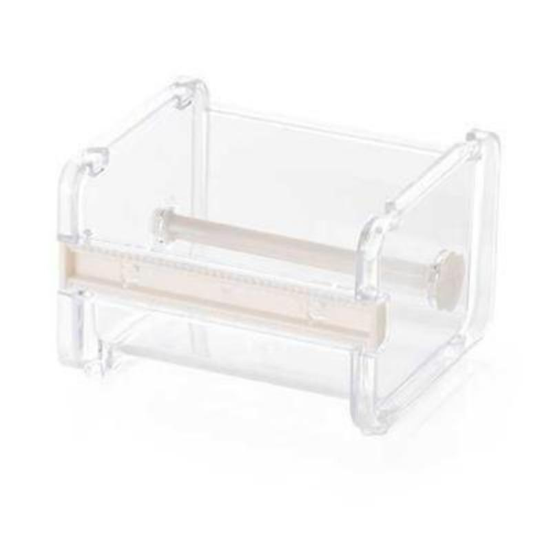 Washi Tape Cutter Set Tape Tool Transparent Tape Holder Tape Dispenser School Supplies Office Stationery for Student: Light Grey