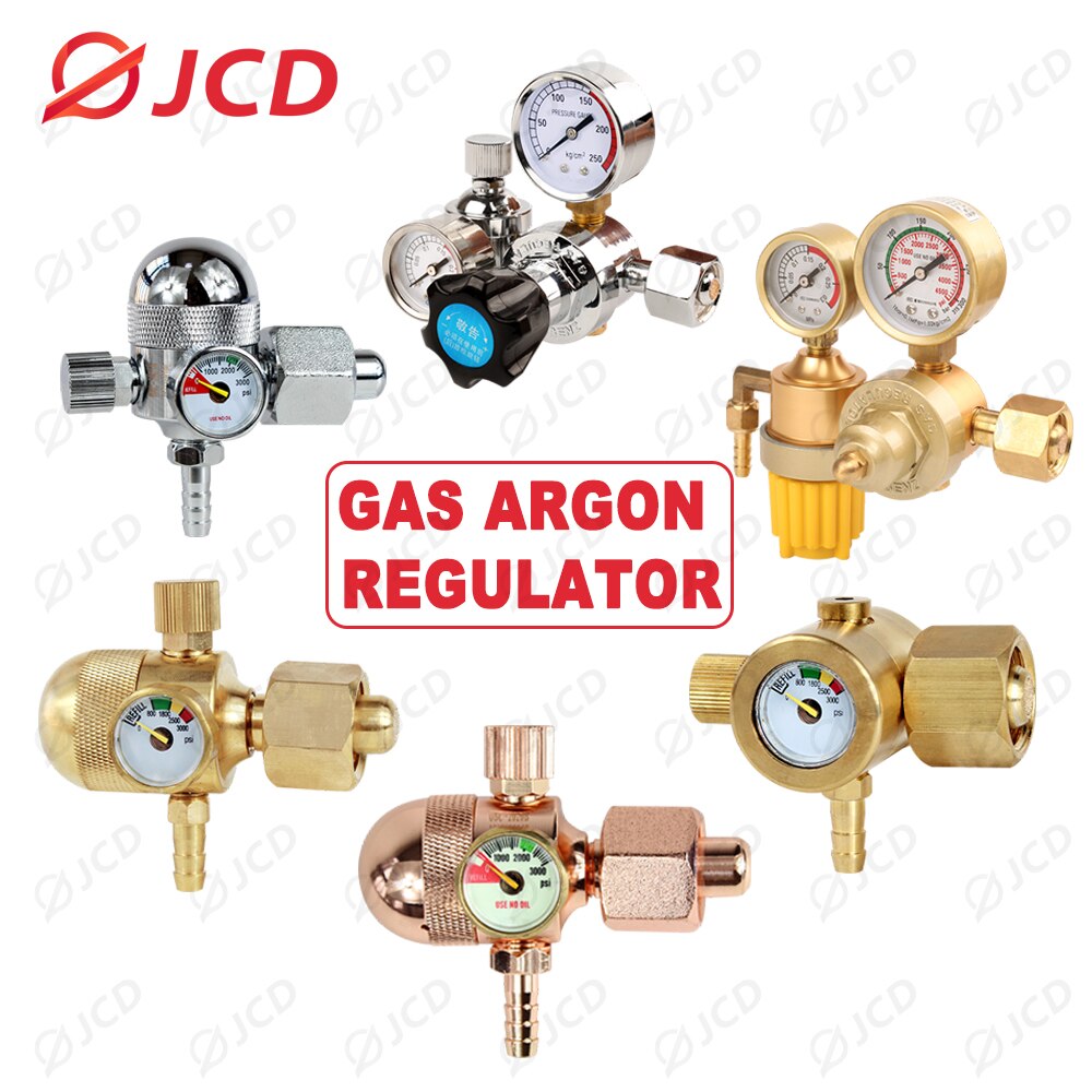 JCD – G5/8 &quot;0-25mpa, ajusteur de débit de gaz Tig, jauge de soudage, régulateur de pression Argon