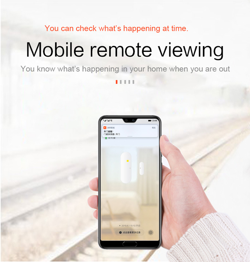 WIFI Door Sensor APP Control Door Security Alarm Magnetic Switch Wireless Window Door Opening Sensor Compatible With Alexa