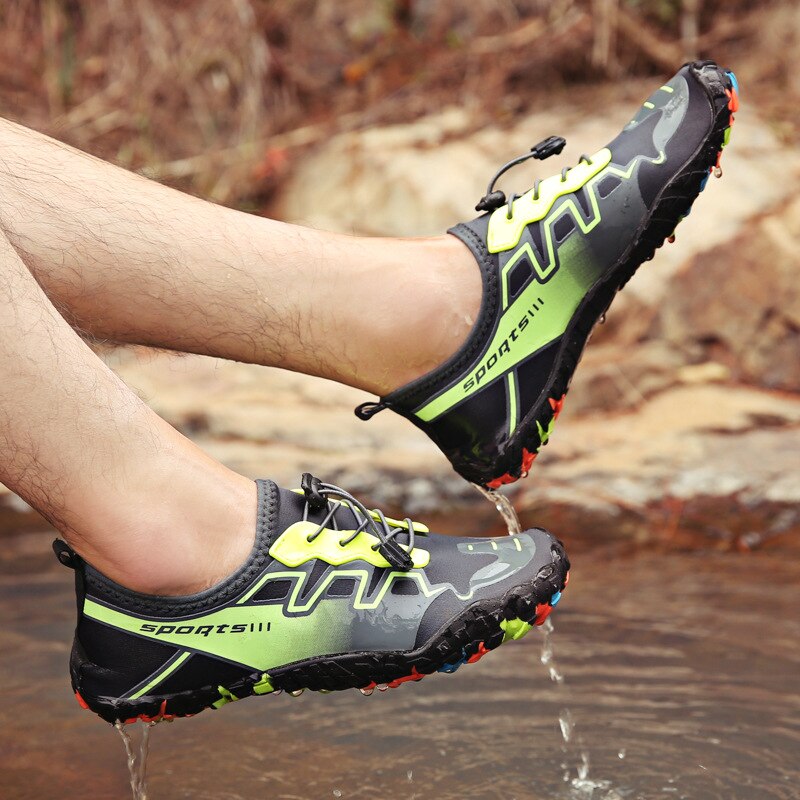 Sports Couple Five Fingers Swimming Shoes Outdoor Wading Beach Shoes Diving Shoes Indoor Exercise Fitness Swimming Shoes
