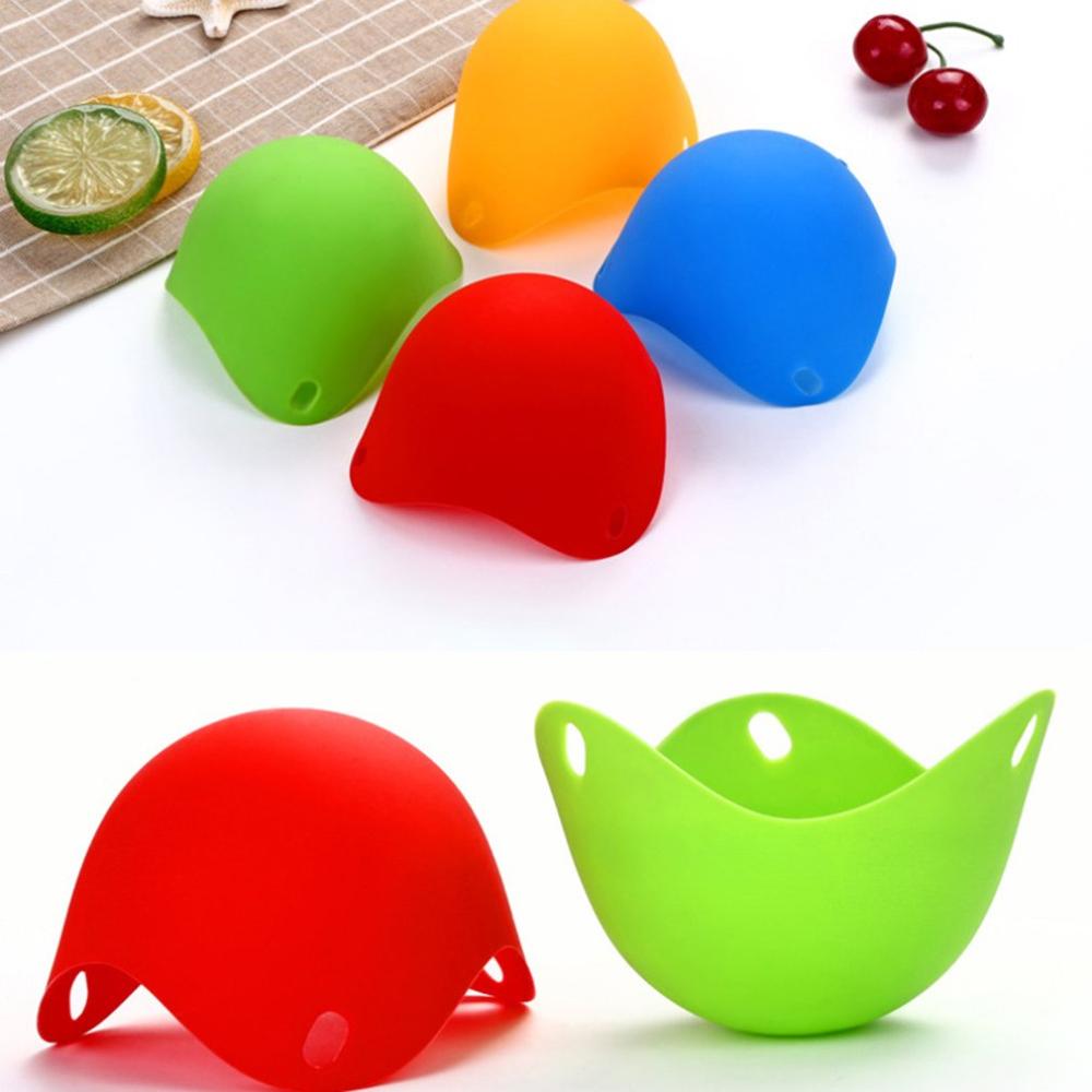 1pcs Egg Poacher Silicone Egg Poacher Pan Egg Boiler Mold Safety Non-stick Egg Cooker Home Egg Steamer Kitchen Accessories