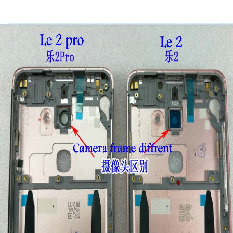 For Letv LeEco Le 2 Pro X625 LeEco S3 X626 X621 X620 X527 X520 X522 X621 X622 X528 Metal Battery Back Cover Frame