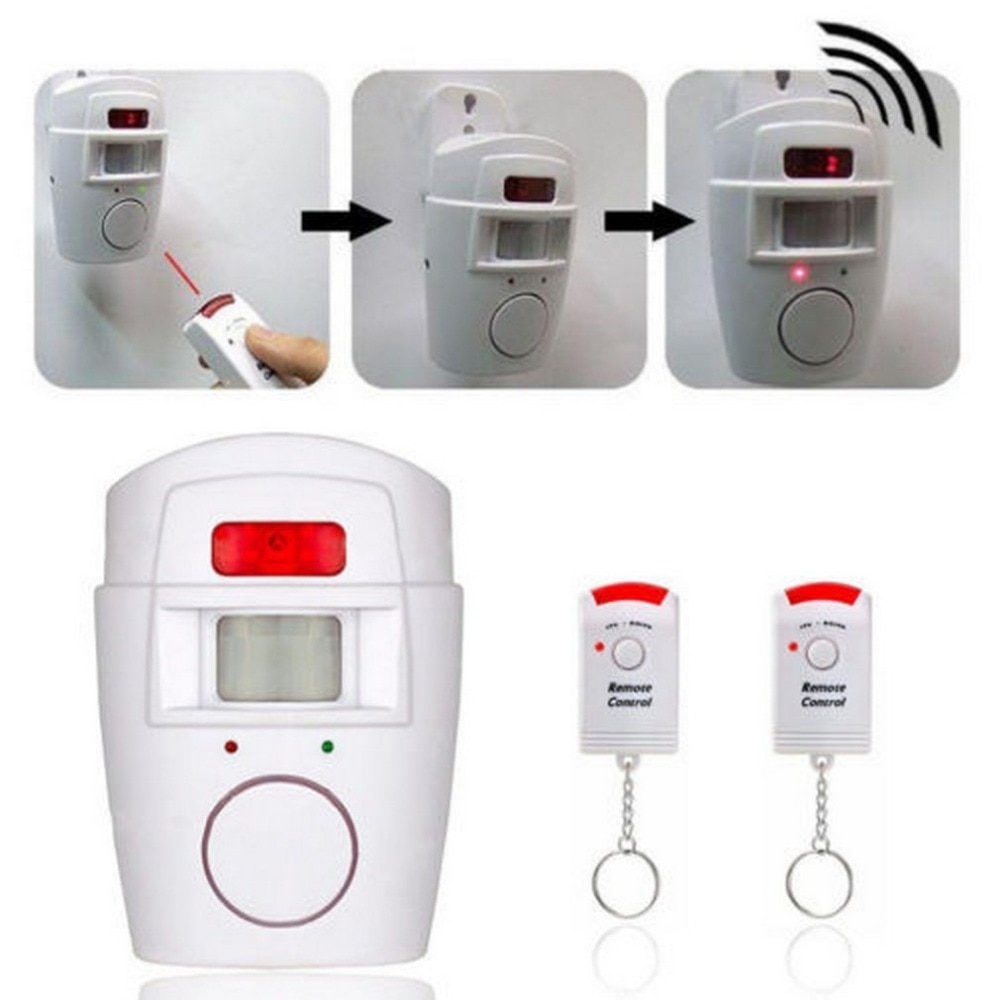 Wireless Motion Sensor Alarm Security Detector Indoor Outdoor Alert Systeem Met Afstandsbediening Voor Thuis Garage
