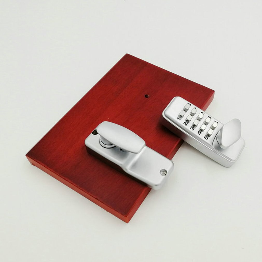 OS380S first generation mechanical code lock silver Zinc alloy Waterproof and rustproof Courtyard door lock