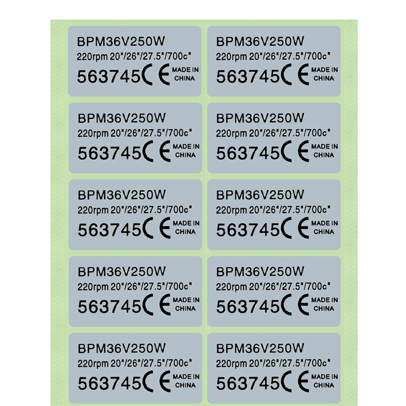 BBS 36V 250W silnik typu middrive naklejka zestaw robić konwersji roweru na elektryczny naklejka na piasta koła Dirve eBike 350W 500W 750W 1000W Moto