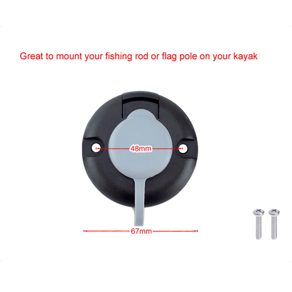 Canoe Kayak Star Mount Base Inflatable Boat Sea Fishing Rod Holder Mount Base Tackle Fishing Kit Accessory