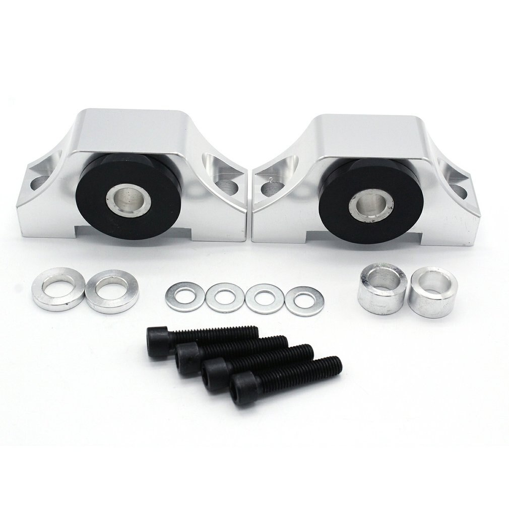 Engine Mount CNC Machined Solid Billet Aluminum Billet Engine Motor Torque Mount Kit Car Accessory Replacement Part