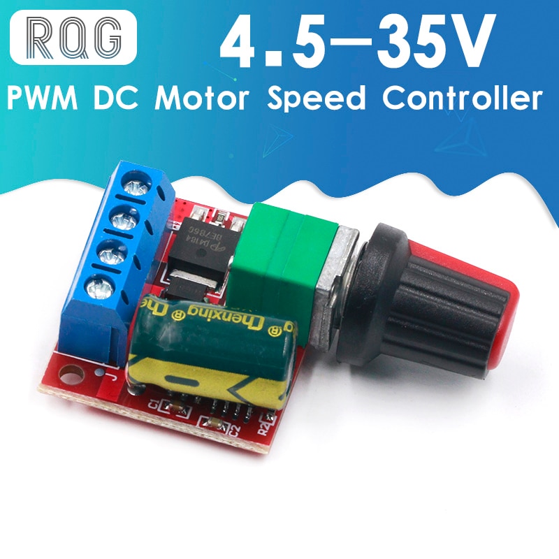 Dc 4.5v-35v 5a 20 khz led pwm dc motor controller hastighedskontrol dæmpning max 90w nyeste