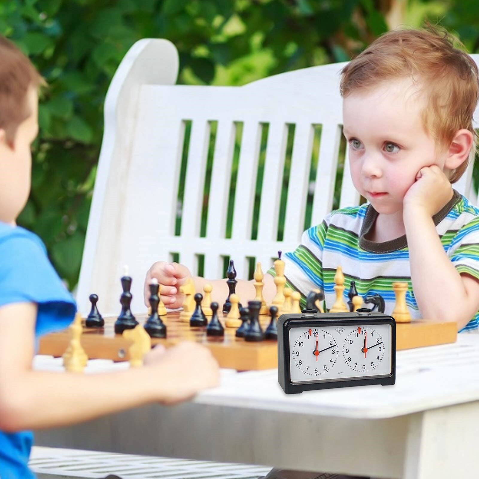 Portable Countdown Timer Mechanical Chess Clock For Game Timing Clock For Chess Game Outdoor Sports