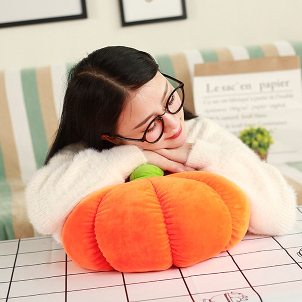 Halloween Simulatie Gevulde Pompoen Knuffel Sierkussen Home Auto Decor
