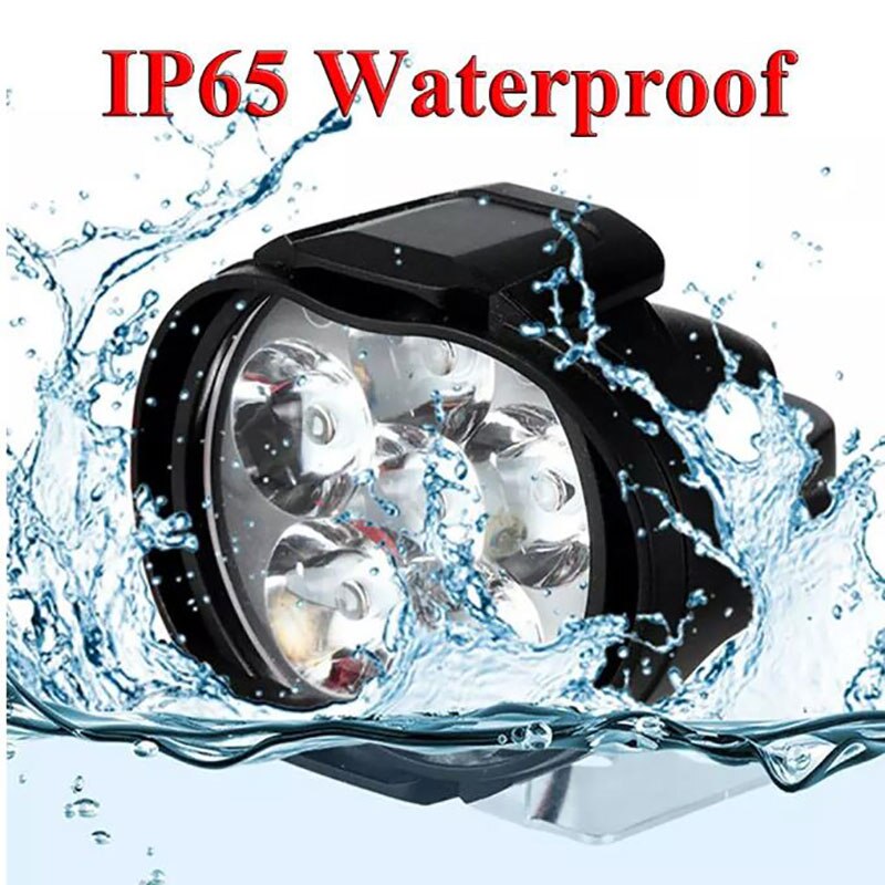1 Pair Led Motorcycles Headlight White Super Bright 6LED Working Spot Light