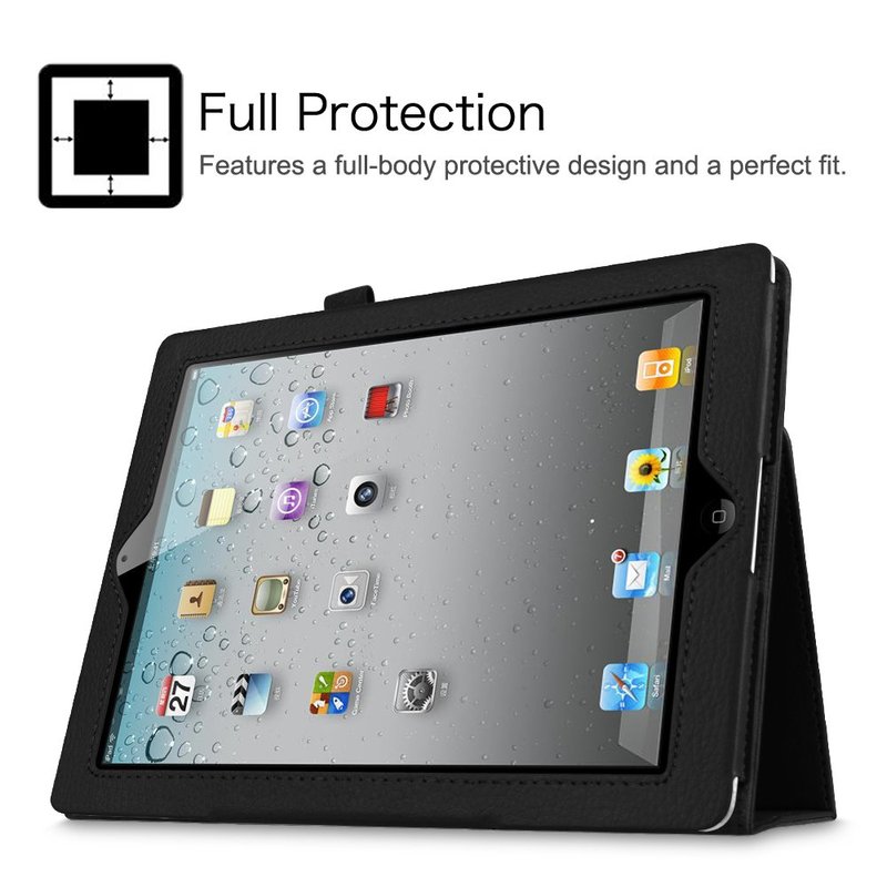 Case Cover for iPad 9.7 5/6th Generation Auto Sleep Wake Up PU Leather for iPad case Air 1/2 Full Body Protective Case