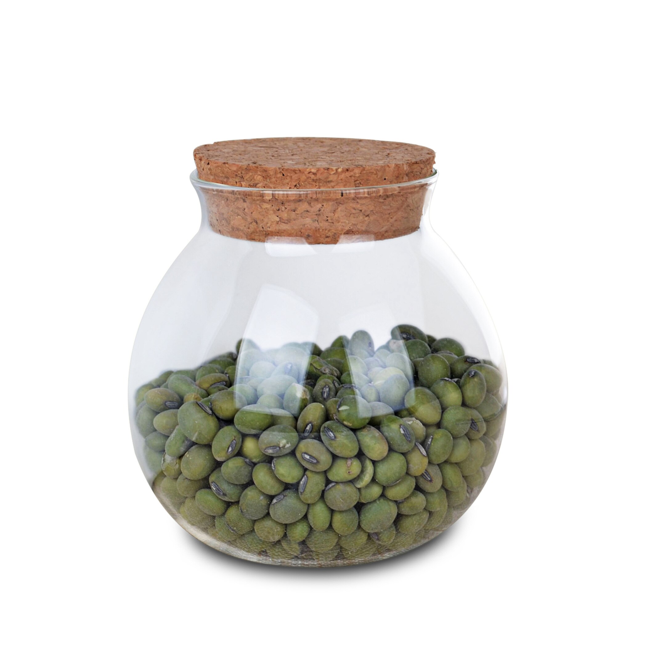 Lots Sized Glass Canister with Wooden Lid for Tea Coffee Sugar Storage Caddy: 8 pieces / A 450ml