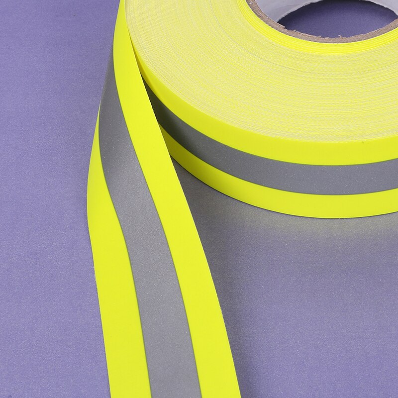 5m x 5cm Reflective Flame Retardant Cloth for Fire Clothing with Reflective Strip High Temperature Resistance Reflector Cloth